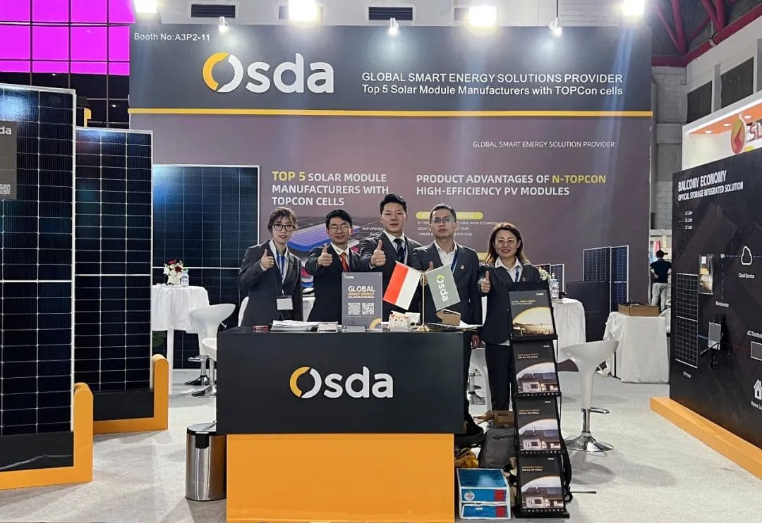 Blijf het licht najagen en focus op Indonesië | Osda maakt een prachtige verschijning op de Indonesië Internationale Zonne-energietentoonstelling 2023